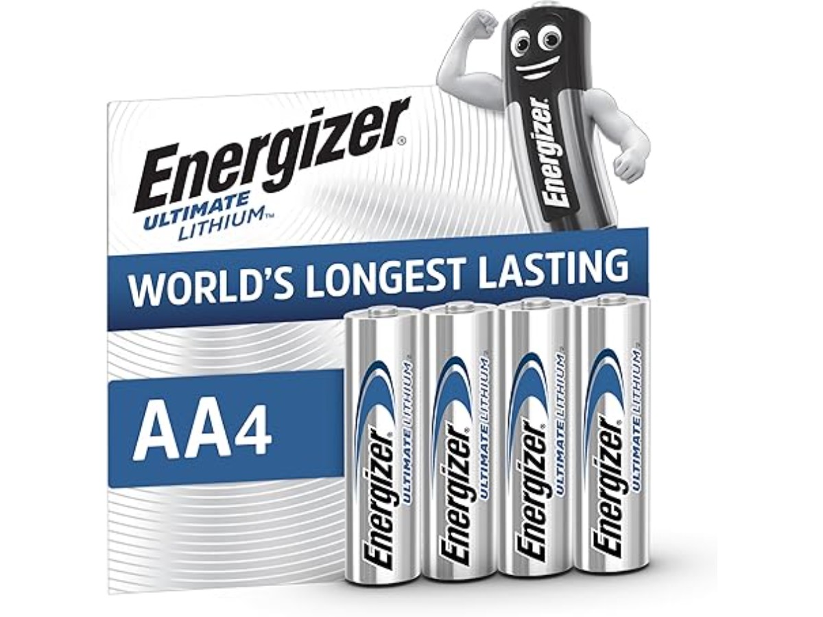 Energizer Piles AA, Ultimate Lithium, Lot de 4