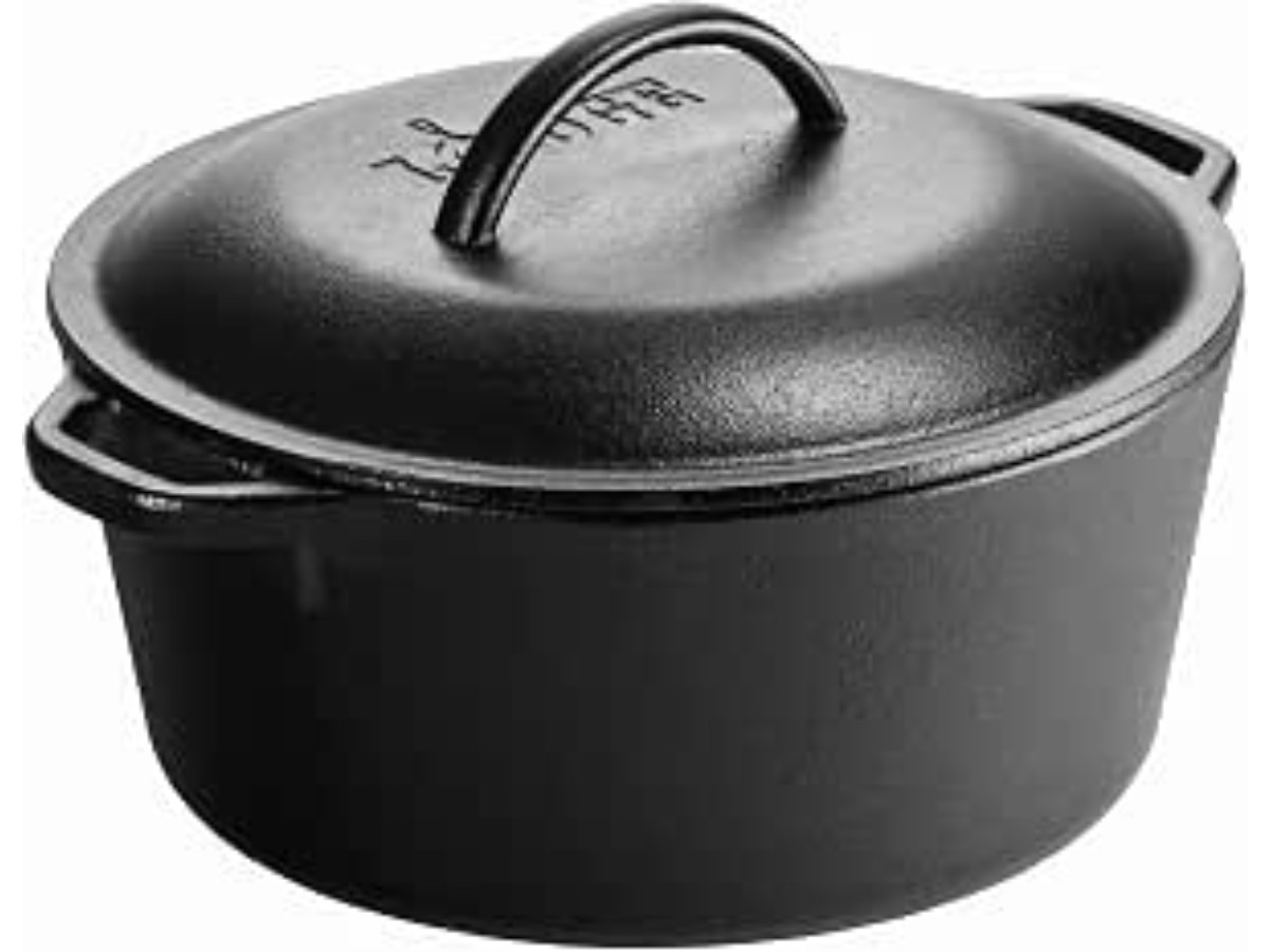 Natural Cast Iron Casserole