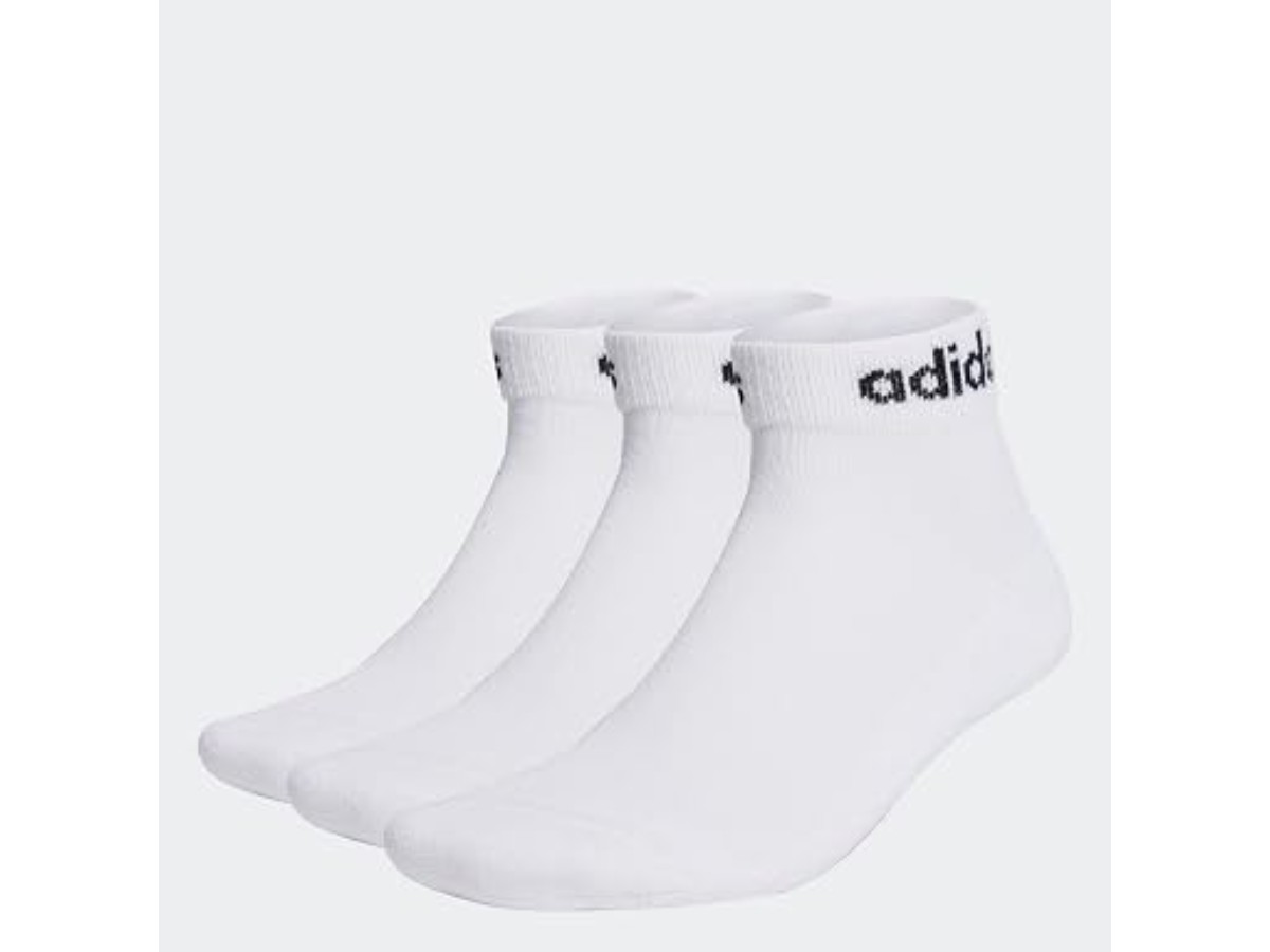 adidas Linear Ankle Cushioned Socks 3 Pairs Socks Unisex