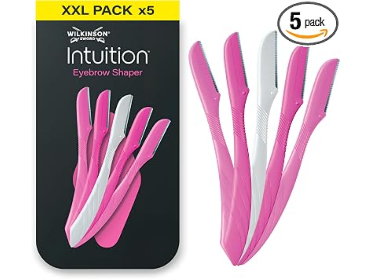 Wilkinson Sword Intuition Eyebrow Shaper, Women's Shaver, 5 Tools