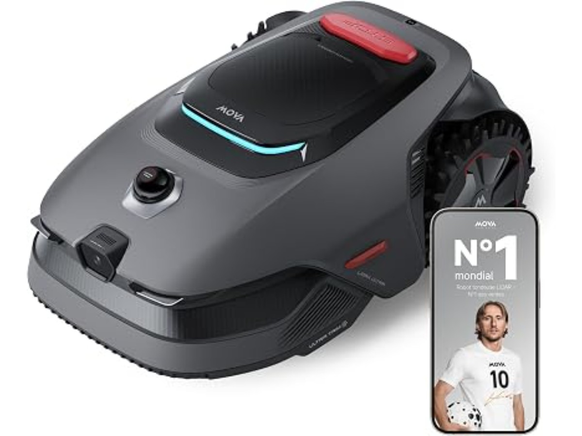 MOVA LiDAX Ultra 1600 Robot Wireless Peripheral Lawn Mower with 4G Module