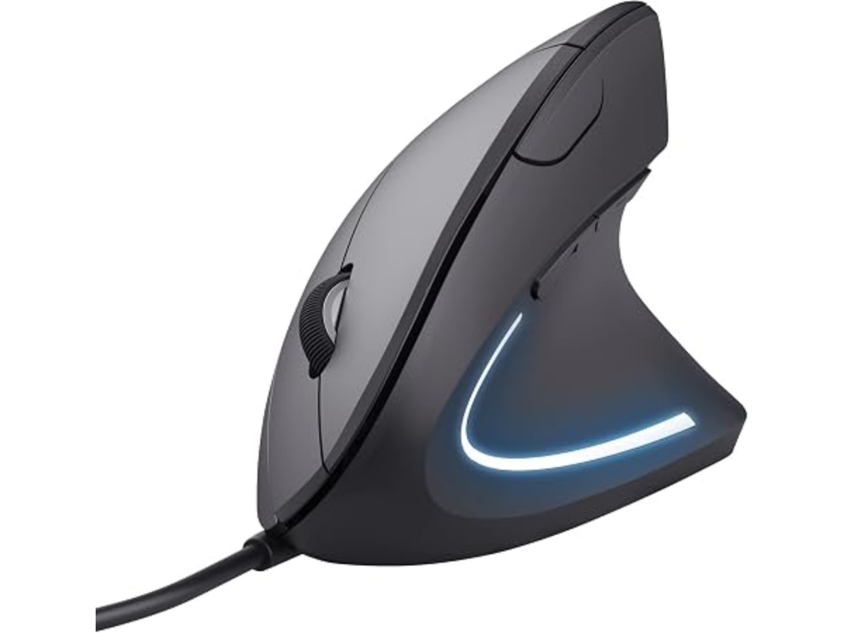 Trust Verto Souris Ergonomique Verticale, Souris Filaire