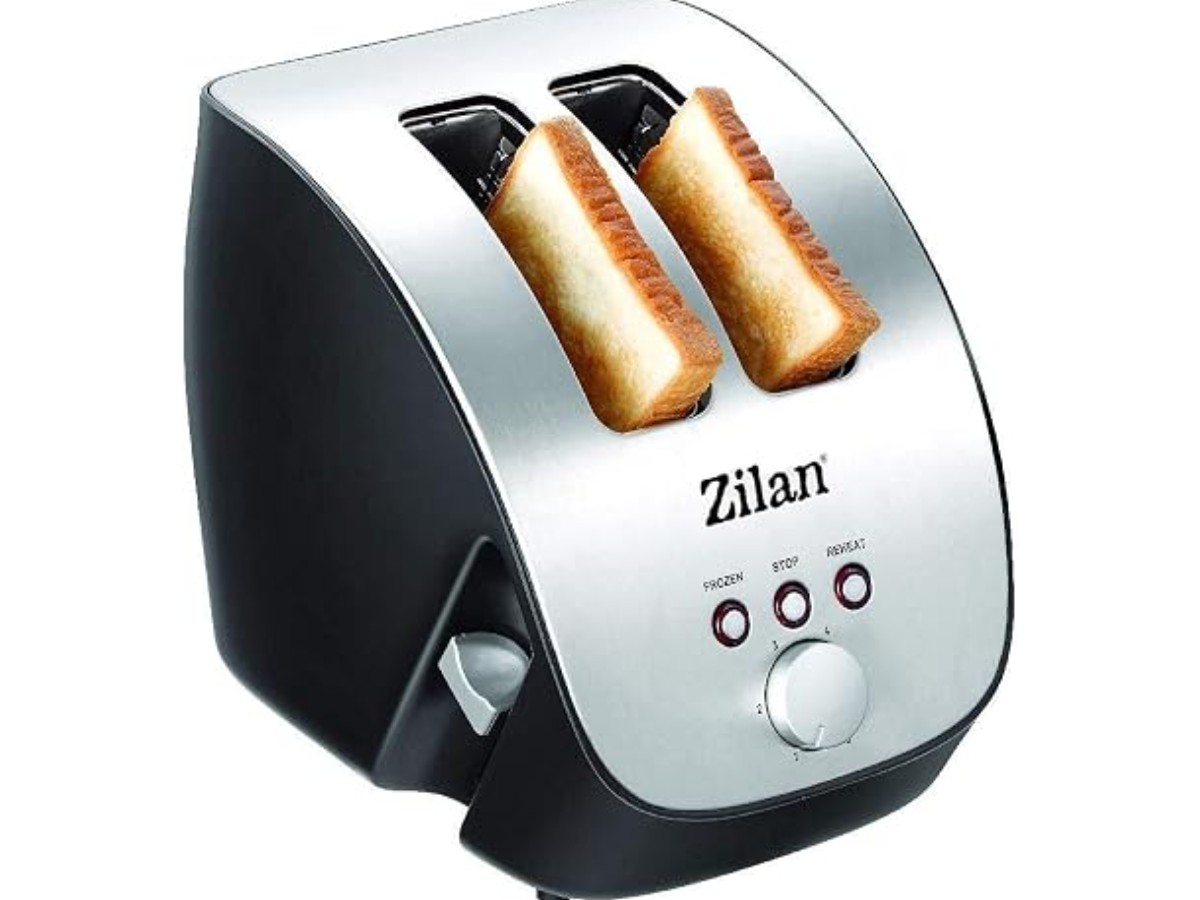 Zilan Stainless Steel Toaster, 1000 W Toaster