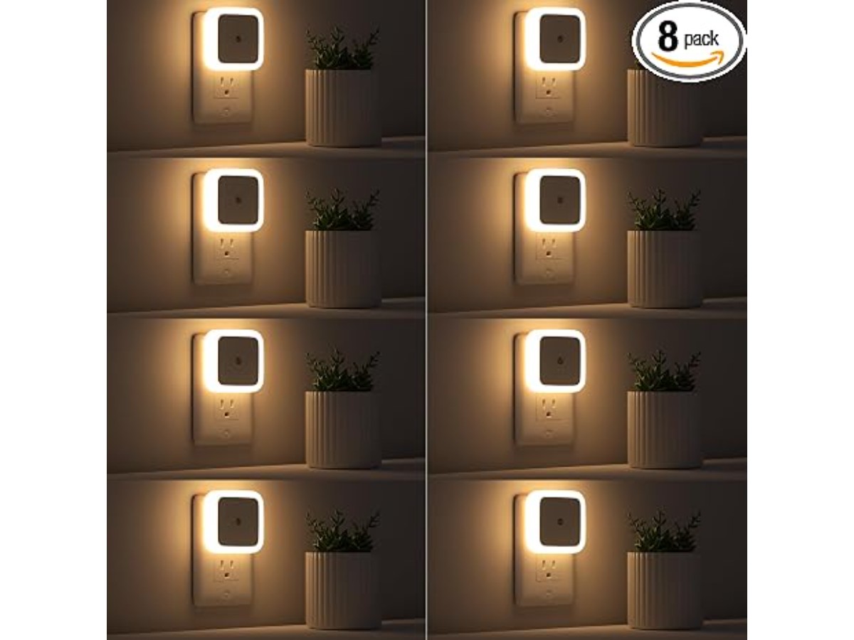 Night Lights Plug into Wall 8-Pack