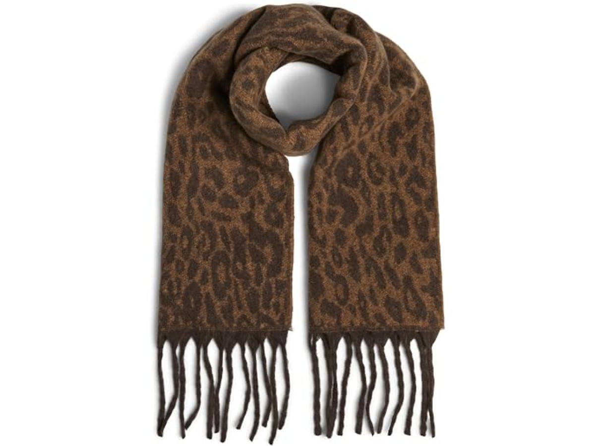 Pcnaya Noos Bc Long Scarf, Brown, One Size