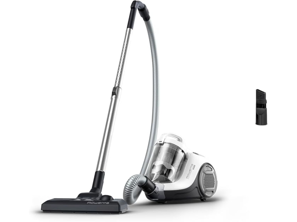 Rowenta Swift Power Cyclonic Bagless Vacuum Cleaner 1.2 L White