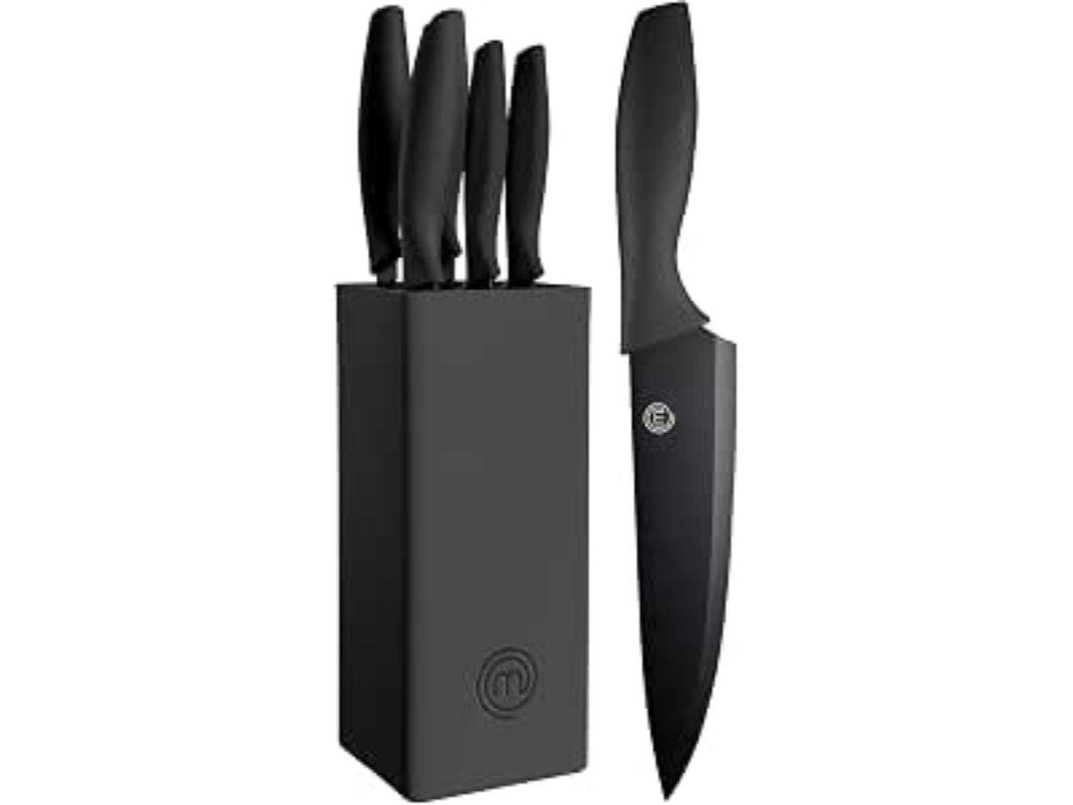 MasterChef Kitchen Knives with Block, Knife Block Contains