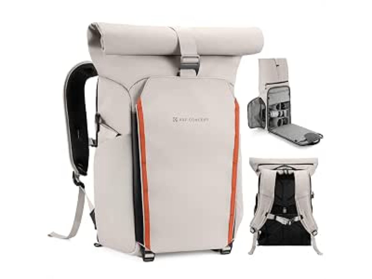 K&F CONCEPT Expandable Roll-Up Camera Backpack