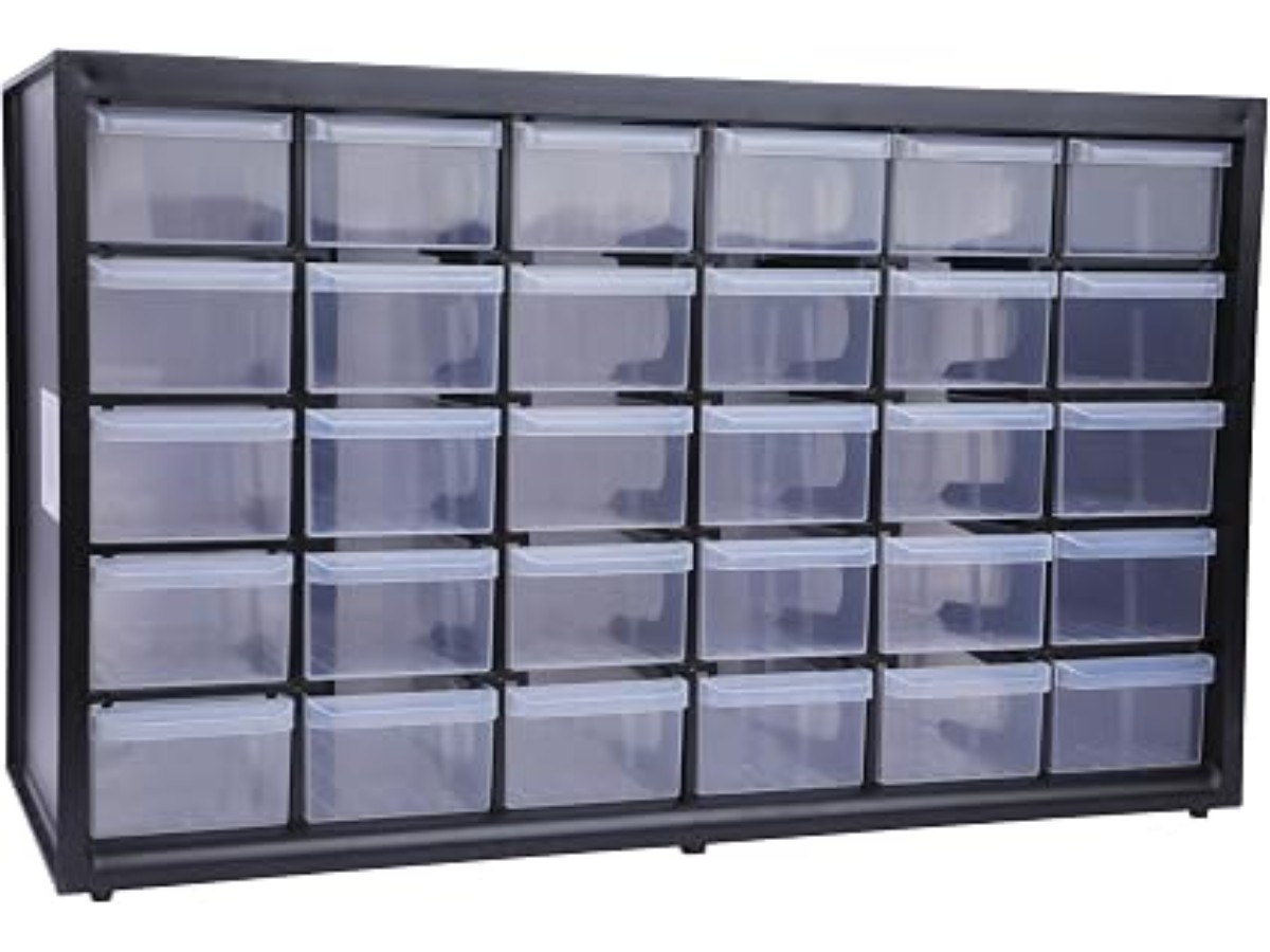 STANLEY Versatile storage box with 30 small drawers