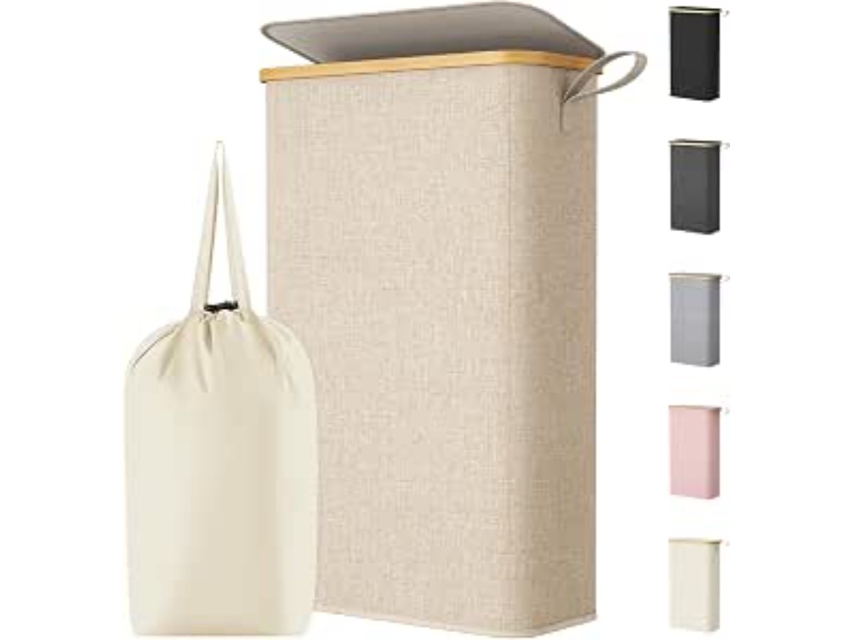 Lifewit Extra Flat Laundry Basket with Lid