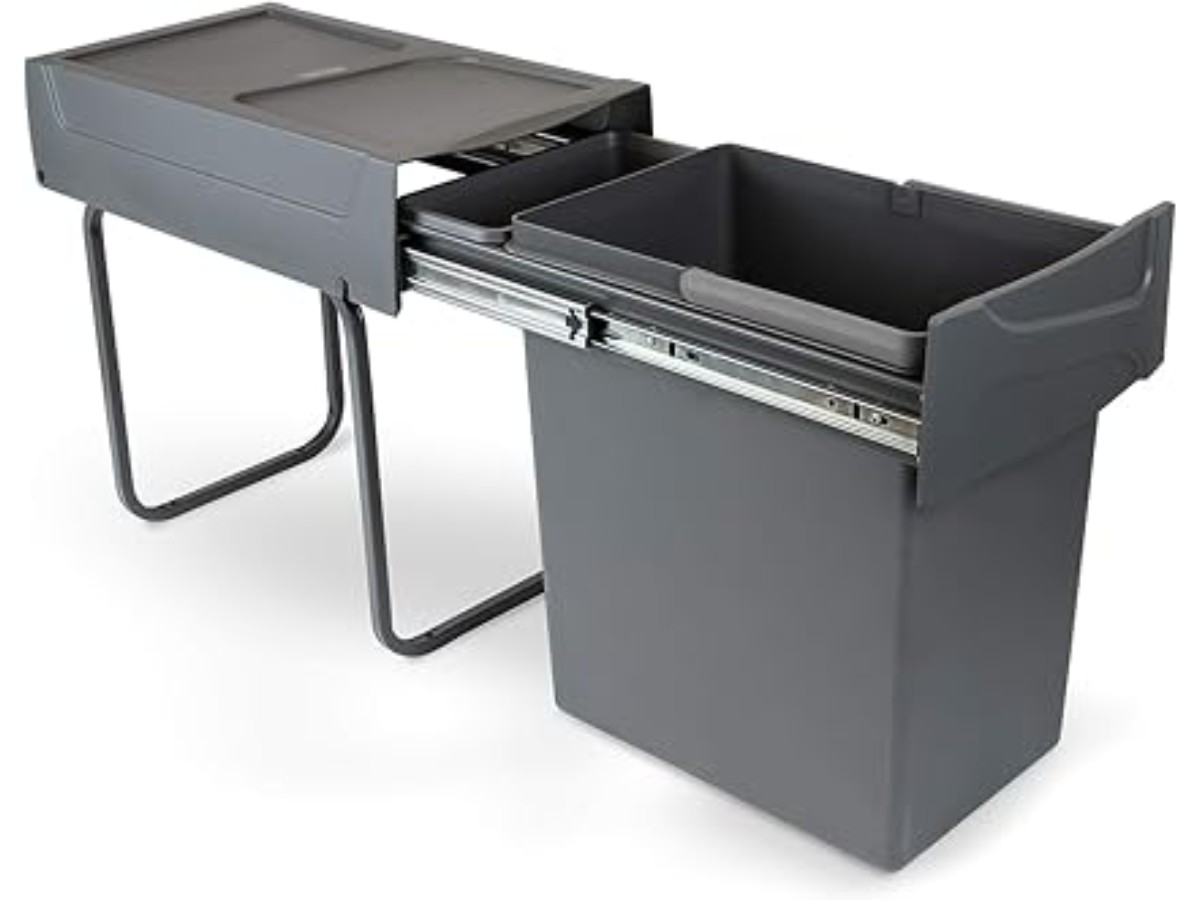 Emuca - Bin with Bottom Attachment for Kitchen