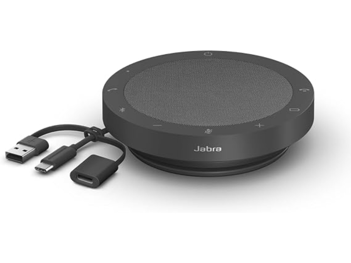 Jabra Speak2 55 Bluetooth Speaker, MS Teams Certified, Dark Grey