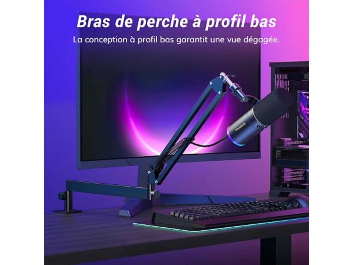 TONOR USB/XLR Dynamic Microphone with Arm Support