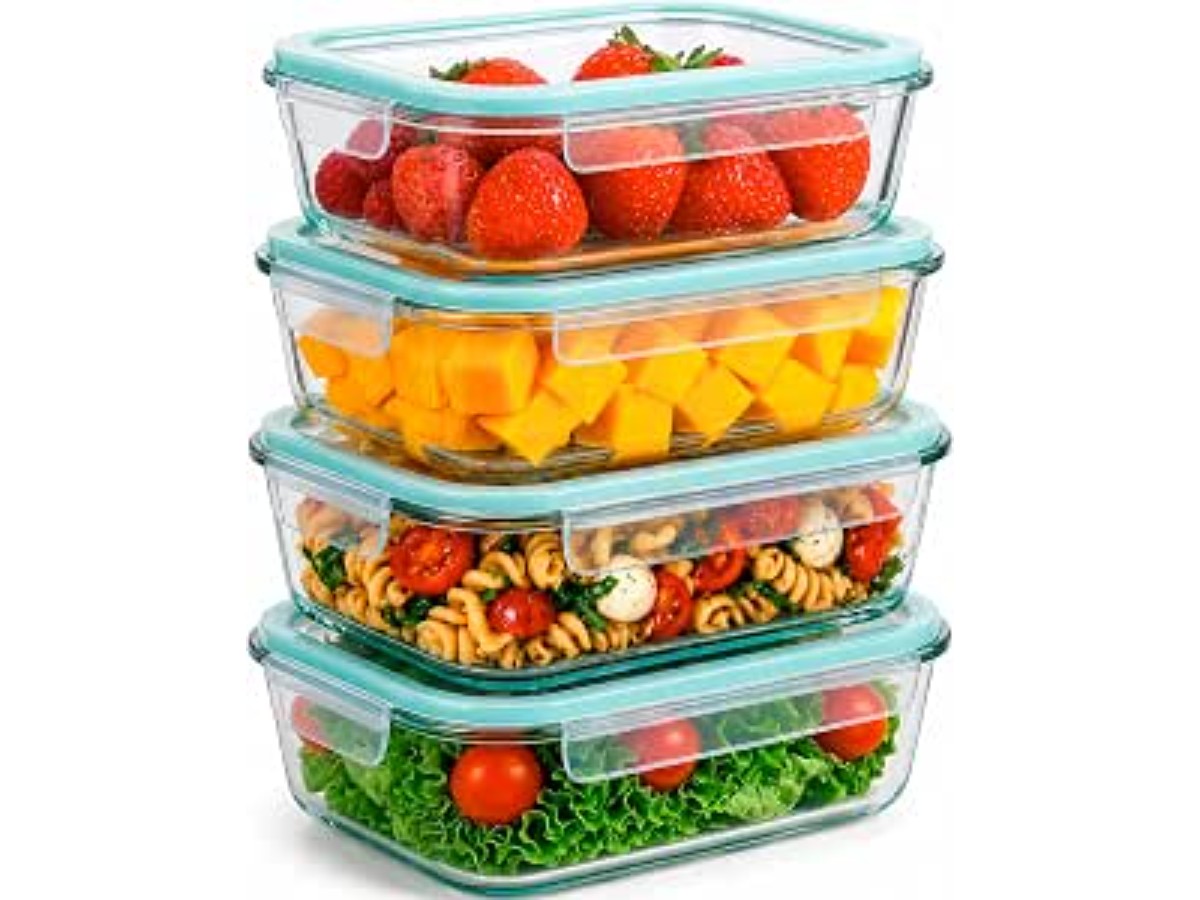 Storage Box for Airtight Food Storage Dishwasher Safe Kitchen Storage BPA Free FDA Certified