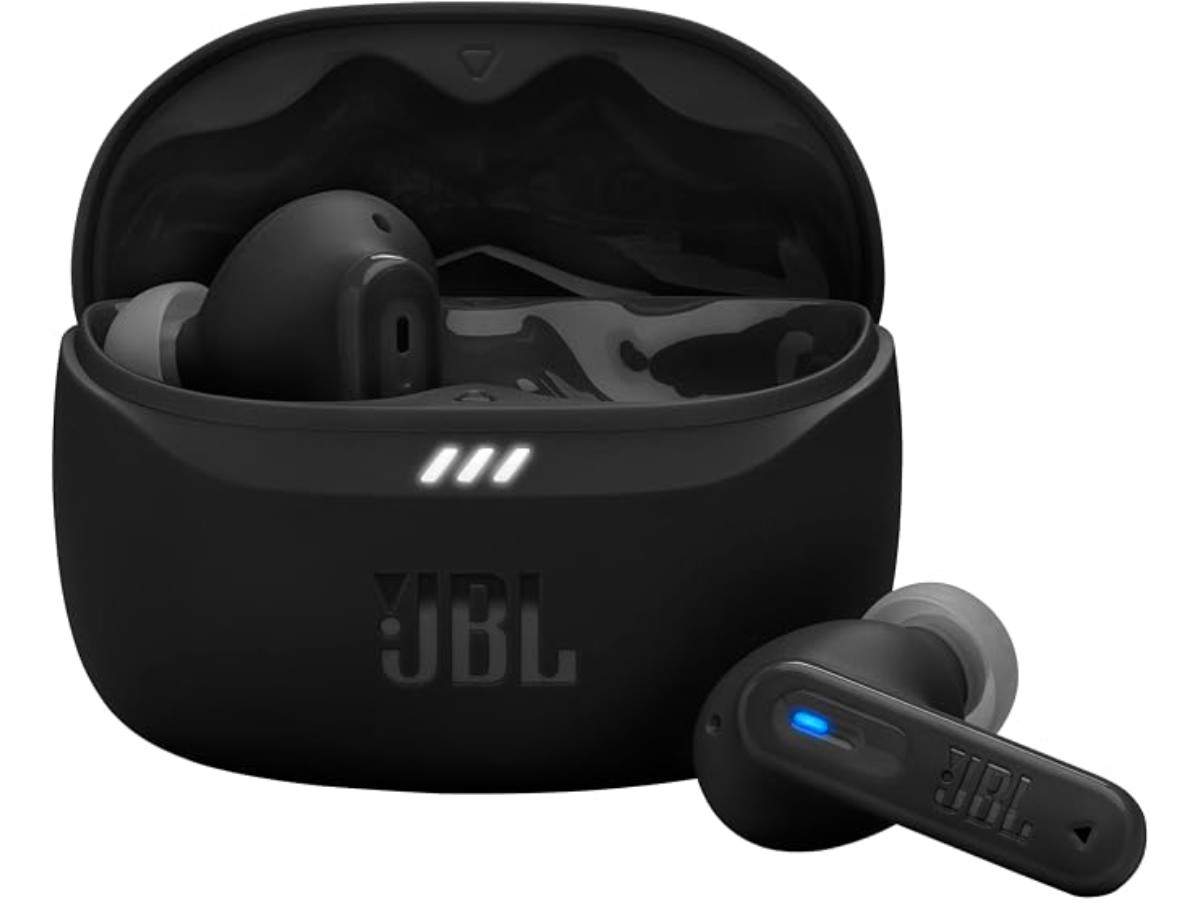 JBL Tune Beam 2 Wireless Noise Cancelling Earbuds, Black
