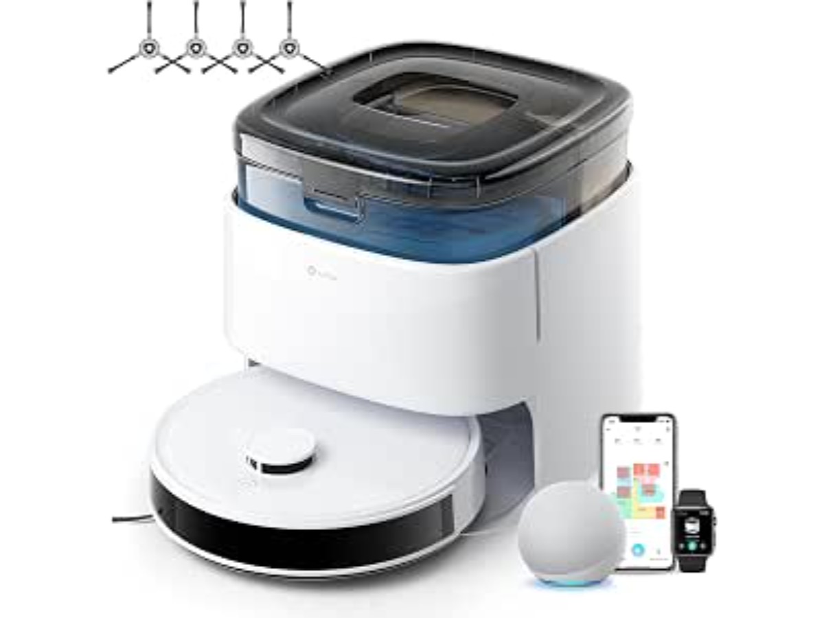 Lefant M3 Gen1 Robot Vacuum Cleaner Washer 12000 Pa, Multifunctional Station, Double Rotary Mop 200 RPM, Navigation dToF, Obstacle Avoidance PSD, 220min, 30 Water Level Settings