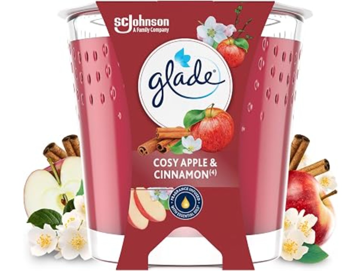 BOUGIE COSY APPLE & CINNAMON - sans huile de palme SINGLE