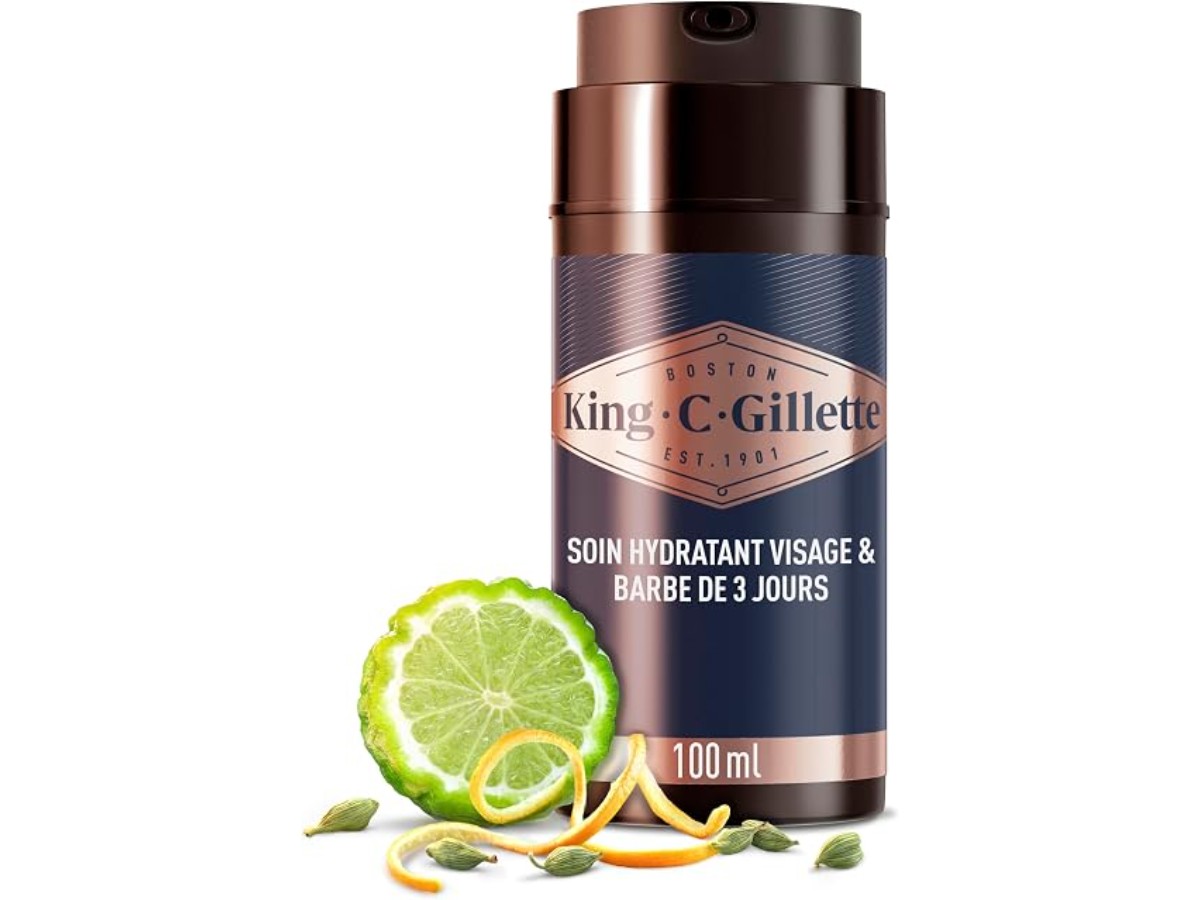 Beard Care for Men, Moisturizing Face, 100 ml Softening Formula, Moisturizes Skin, Vitamin B Complex, Revitalizes Hair Visit the King C. Gillette Store